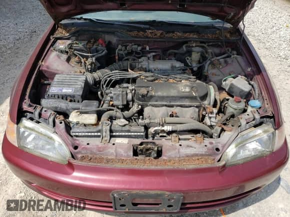 1992 Honda Civic z VIN 1HGEG8653NL056427, wystawiony jako Copart lot #69135114 z przebiegiem 143 658 mil mil oraz Czysty tytuł • Clean title. Historia ofert i sprzedaży dostępna na DreamBid. Obrazek 11.