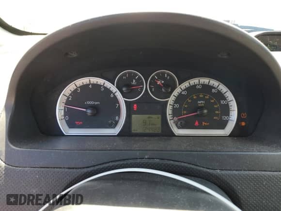 2009 Chevrolet Aveo 2LT with VIN KL1TG66E29B657115, listed as a Copart auction lot 50467715 with 124,489 mi miles and Clean title. Bid and sale history available at DreamBid. Image 9.