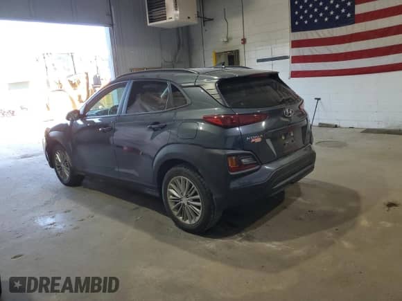 2019 Hyundai Kona SEL z VIN KM8K6CAAXKU336827, wystawiony jako Copart lot #69667685 z przebiegiem 147 966 mil mil oraz Szkoda całkowita • Salvage title. Historia ofert i sprzedaży dostępna na DreamBid. Obrazek 2.