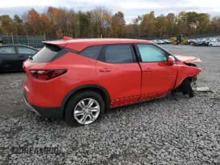 2022 Chevrolet Blazer LT с VIN 3GNKBHR49NS128767, выставлен на аукционе Copart как лот 86823925 с пробегом Не указан миль и Списание • Salvage title. История ставок и продаж доступна на DreamBid. Изображение 3.