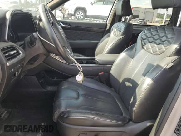 2022 Hyundai Palisade Calligraphy with VIN KM8R7DHE1NU380052, listed as a Copart auction lot 63041475 with 52,869 mi miles and Salvage title. Bid and sale history available at DreamBid. Image 7.