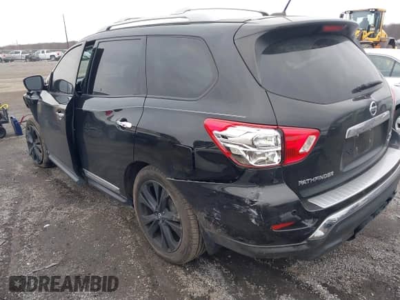 2017 Nissan Pathfinder SL z VIN 5N1DR2MM6HC913805, wystawiony jako IAAI lot #41240815 z przebiegiem 119 230 mil mil oraz . Historia ofert i sprzedaży dostępna na DreamBid. Obrazek 3.