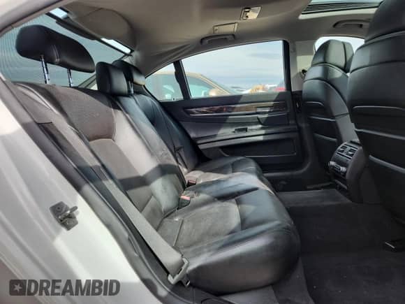 2012 BMW 7 Series 750Li with VIN WBAKB8C55CC963498, listed as a Copart auction lot 82487495 with Not provided miles and Salvage title. Bid and sale history available at DreamBid. Image 10.