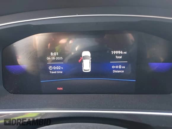 2023 Volkswagen Tiguan SE with VIN 3VVMB7AX4PM128007, listed as a IAAI auction lot 42069544 with 19,994 mi miles and . Bid and sale history available at DreamBid. Image 7.