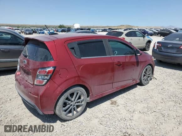 2018 Chevrolet Sonic LT с VIN 1G1JD6SB3J4106035, выставлен на аукционе Copart как лот 59584725 с пробегом 68 680 миль миль и Списание • Salvage title. История ставок и продаж доступна на DreamBid. Изображение 3.