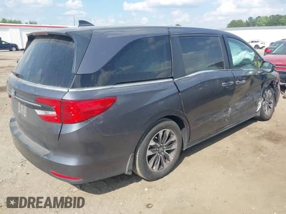2024 Honda Odyssey EX-L с VIN 5FNRL6H60RB071028, выставлен на аукционе IAAI как лот 42167795 с пробегом 26 328 миль миль и . История ставок и продаж доступна на DreamBid. Изображение 4.