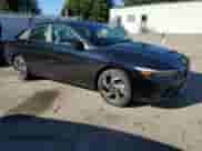 2025 Hyundai Elantra Limited with VIN KMHLN4DJ1SU132152, listed as a Copart auction lot 82442365 with 6,989 mi miles and Salvage title. Bid and sale history available at DreamBid. Image 4.