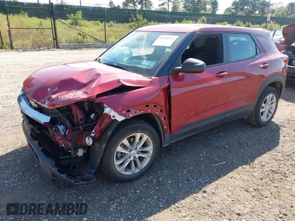 2021 Chevrolet TrailBlazer LS with VIN KL79MNSL8MB134570, listed as a IAAI auction lot 43142577 with 46,230 mi miles and . Bid and sale history available at DreamBid. Image 2.
