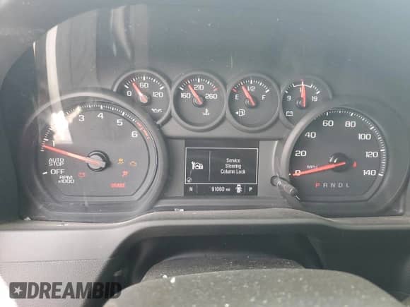 2022 Chevrolet Silverado 1500 Custom with VIN 1GCPABEK2NZ513531, listed as a Copart auction lot 70373615 with 91,060 mi miles and Non repairable. Bid and sale history available at DreamBid. Image 9.