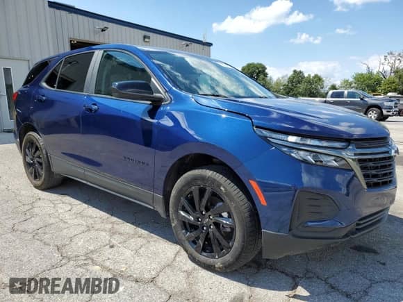 2023 Chevrolet Equinox LS with VIN 3GNAXHEG3PL131030, listed as a Copart auction lot 69504845 with 48,550 mi miles and Salvage title. Bid and sale history available at DreamBid. Image 4.