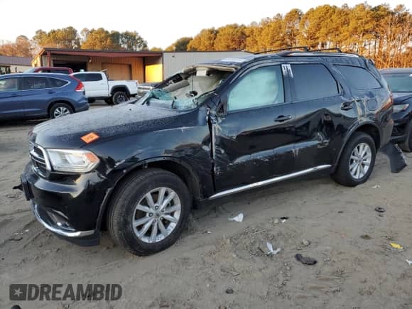 2019 Dodge Durango SXT with VIN 1C4RDJAG0KC821758, listed as a Copart auction lot 83386504 with Not provided miles and Salvage title. Bid and sale history available at DreamBid. Image 1.