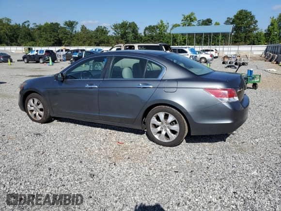 2009 Honda Accord EX-L with VIN 1HGCP36869A045122, listed as a Copart auction lot 66465055 with 115,049 mi miles and Salvage title. Bid and sale history available at DreamBid. Image 2.