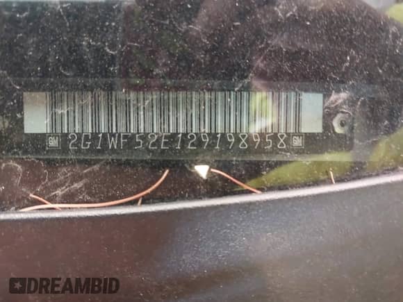 2002 Chevrolet Impala с VIN 2G1WF52E129198958, выставлен на аукционе IAAI как лот 42919041 с пробегом 70 687 миль миль и . История ставок и продаж доступна на DreamBid. Изображение 9.