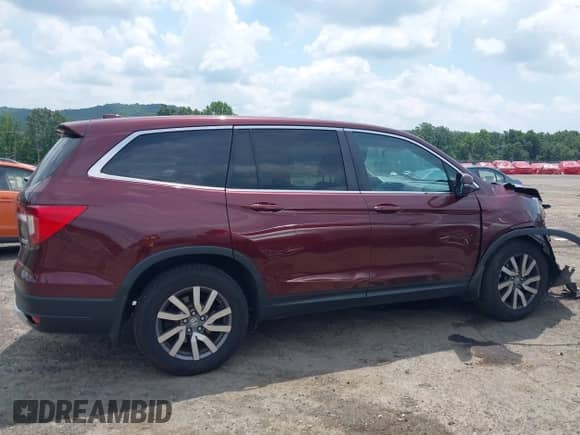 2019 Honda Pilot EX z VIN 5FNYF6H36KB079911, wystawiony jako IAAI lot #42723390 z przebiegiem 112 324 mil mil oraz . Historia ofert i sprzedaży dostępna na DreamBid. Obrazek 13.