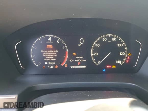 2023 Honda Pilot TrailSport with VIN 5FNYG1H68PB048872, listed as a Copart auction lot 71953785 with 24,062 mi miles and Salvage title. Bid and sale history available at DreamBid. Image 9.