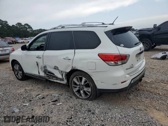 2014 Nissan Pathfinder Platinum with VIN 5N1AR2MM1EC652114, listed as a Copart auction lot 66991445 with 155,936 mi miles and Salvage title. Bid and sale history available at DreamBid. Image 2.