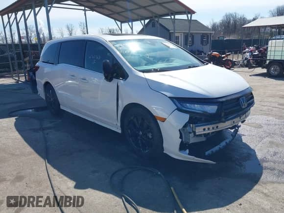 2023 Honda Odyssey Sport z VIN 5FNRL6H77PB063109, wystawiony jako IAAI lot #41760368 z przebiegiem 39 967 mil mil oraz . Historia ofert i sprzedaży dostępna na DreamBid. Obrazek 1.