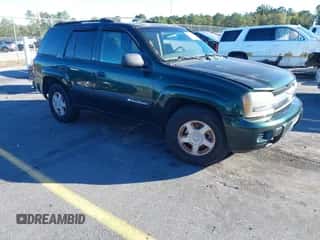 2003 Chevrolet TrailBlazer LT z VIN 1GNDT13S232231185, wystawiony jako IAAI lot #43444432 z przebiegiem 223 693 mil mil oraz . Historia ofert i sprzedaży dostępna na DreamBid. Obrazek 1.