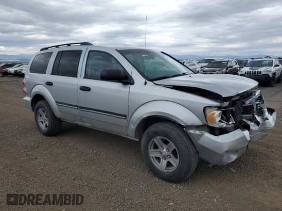 2007 Dodge Durango SLT with VIN 1D8HB48P97F582033, listed as a Copart auction lot 54557805 with 186,984 mi miles and Clean title. Bid and sale history available at DreamBid. Image 4.