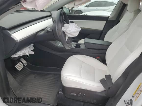 2021 Tesla Model Y Performance with VIN 5YJYGDEF3MF194548, listed as a Copart auction lot 86505535 with 44,671 mi miles and Salvage title. Bid and sale history available at DreamBid. Image 7.