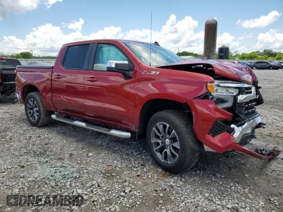 2024 Chevrolet Silverado 1500 LT with VIN 1GCUDDED2RZ338100, listed as a Copart auction lot 56344965 with Not provided miles and Salvage title. Bid and sale history available at DreamBid. Image 4.