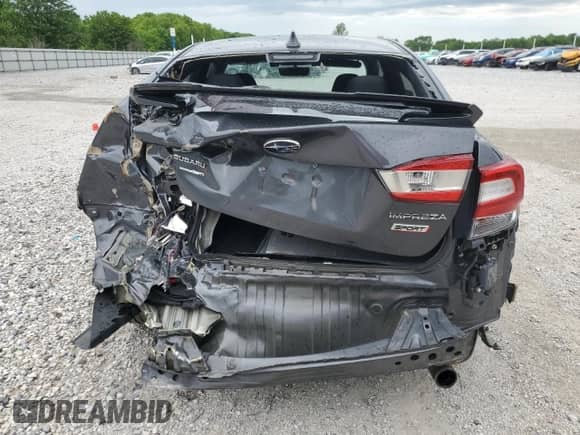2018 Subaru Impreza Special Sports with VIN 4S3GKAM60J3605374, listed as a Copart auction lot 58176335 with 106,743 mi miles and Salvage title. Bid and sale history available at DreamBid. Image 6.