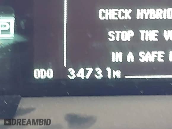 2012 Toyota Prius One with VIN JTDKN3DU5C1557705, listed as a IAAI auction lot 42955398 with 34,731 mi miles and . Bid and sale history available at DreamBid. Image 15.