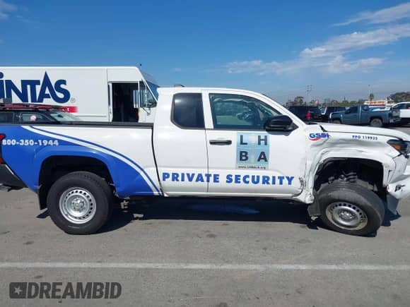 2024 Toyota Tacoma SR with VIN 3TYJDAHN5RT012562, listed as a IAAI auction lot 43076583 with 12,785 mi miles and . Bid and sale history available at DreamBid. Image 13.