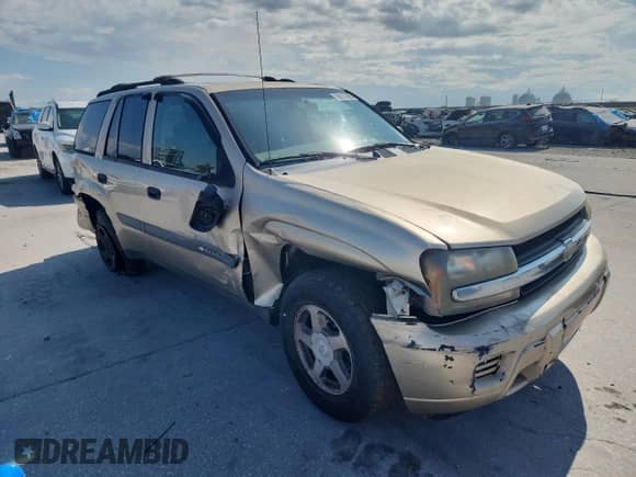2004 Chevrolet TrailBlazer LS with VIN 1GNDS13S042291471, listed as a Copart auction lot 80127865 with 183,770 mi miles and Salvage title. Bid and sale history available at DreamBid. Image 4.