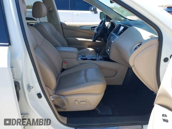 2017 Nissan Pathfinder SV with VIN 5N1DR2MM6HC687085, listed as a IAAI auction lot 41793687 with 138,842 mi miles and . Bid and sale history available at DreamBid. Image 5.