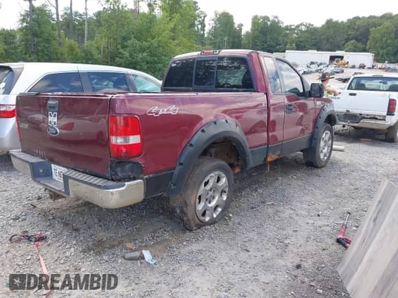 2005 Ford F-150 XL with VIN 1FTRF14575NA29412, listed as a IAAI auction lot 42814520 with 211,997 mi miles and . Bid and sale history available at DreamBid. Image 4.