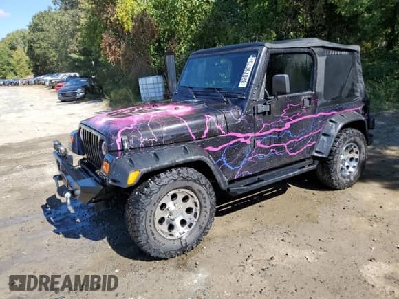 2000 Jeep Wrangler SE with VIN 1J4FA29P8YP784721, listed as a Copart auction lot 82079075 with 157,084 mi miles and Clean title. Bid and sale history available at DreamBid. Image 1.