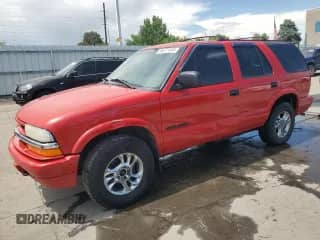 2004 Chevrolet Blazer LS with VIN 1GNDT13X44K121431, listed as a Copart auction lot 58077445 with 199,465 mi miles and Salvage title. Bid and sale history available at DreamBid. Image 1.