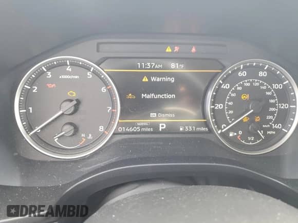 2024 Mitsubishi Outlander ES with VIN JA4J3UA83RZ005171, listed as a Copart auction lot 57891695 with 14,605 mi miles and Non repairable. Bid and sale history available at DreamBid. Image 9.