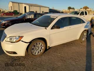 2014 Chrysler 200 LX with VIN 1C3CCBAB4EN205562, listed as a Copart auction lot 81348534 with 179,943 mi miles and Salvage title. Bid and sale history available at DreamBid. Image 1.