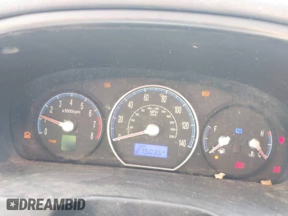 2007 Hyundai Santa Fe GLS with VIN 5NMSG13D17H058007, listed as a IAAI auction lot 43218830 with 275,035 mi miles and . Bid and sale history available at DreamBid. Image 7.