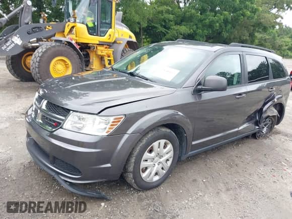 2019 Dodge Journey SE Value z VIN 3C4PDCAB4KT747126, wystawiony jako IAAI lot #42538567 z przebiegiem 132 500 mil mil oraz . Historia ofert i sprzedaży dostępna na DreamBid. Obrazek 2.