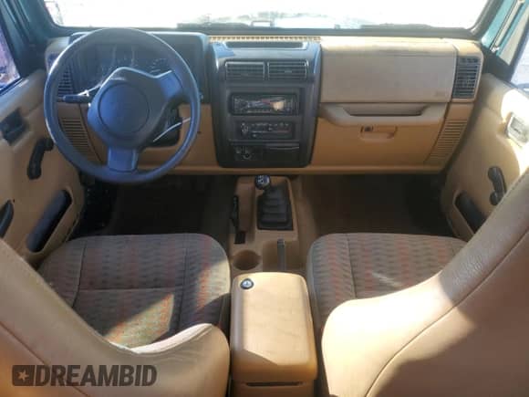 1997 Jeep Wrangler SE with VIN 1J4FY29P2VP411777, listed as a Copart auction lot 85746675 with 159,273 mi miles and Non repairable. Bid and sale history available at DreamBid. Image 8.