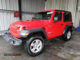 2019 Jeep Wrangler Sport S with VIN 1C4GJXAN9KW542258, listed as a Copart auction lot 36068093 with 6,945 mi miles and . Bid and sale history available at DreamBid. Image 1.