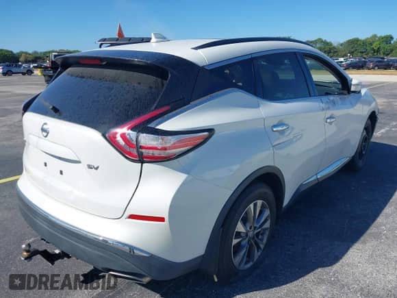 2016 Nissan Murano S with VIN 5N1AZ2MGXGN153877, listed as a IAAI auction lot 41837774 with 74,132 mi miles and . Bid and sale history available at DreamBid. Image 4.