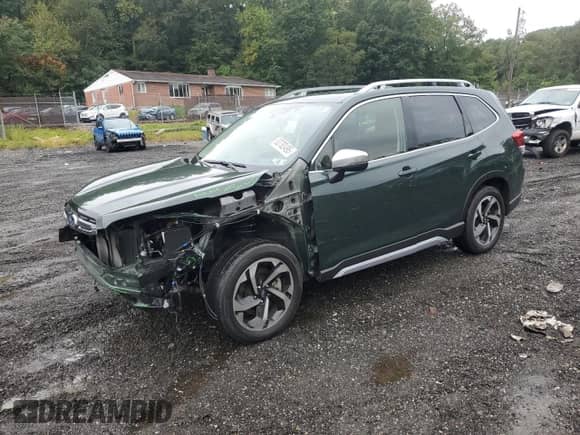 2023 Subaru Forester Touring z VIN JF2SKARC7PH506766, wystawiony jako Copart lot #83782495 z przebiegiem 31 963 mil mil oraz Szkoda całkowita • Salvage title. Historia ofert i sprzedaży dostępna na DreamBid. Obrazek 1.