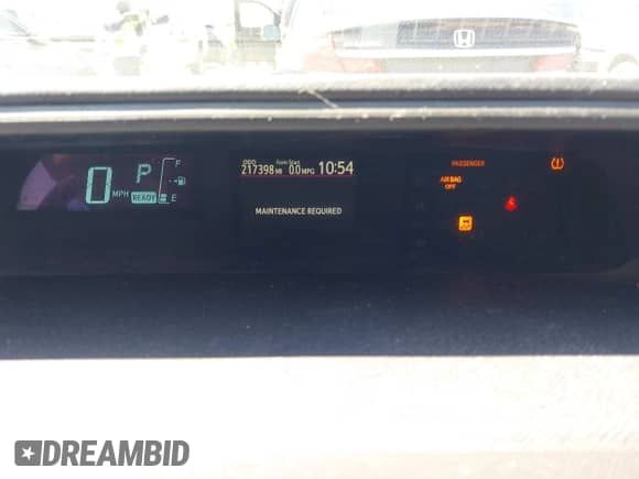 2014 Toyota Prius One with VIN JTDKDTB39E1060978, listed as a IAAI auction lot 42883241 with 217,398 mi miles and . Bid and sale history available at DreamBid. Image 7.