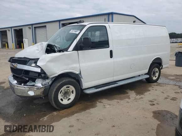 2025 Chevrolet Express Cargo with VIN 1GCWGAFP8S1159197, listed as a Copart auction lot 85582315 with Not provided miles and Clean title. Bid and sale history available at DreamBid. Image 1.