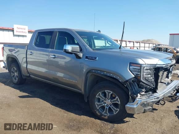 2025 GMC Sierra 1500 SLT с VIN 1GTUUDED6SZ259728, выставлен на аукционе IAAI как лот 43295625 с пробегом 10 396 миль миль и . История ставок и продаж доступна на DreamBid. Изображение 1.