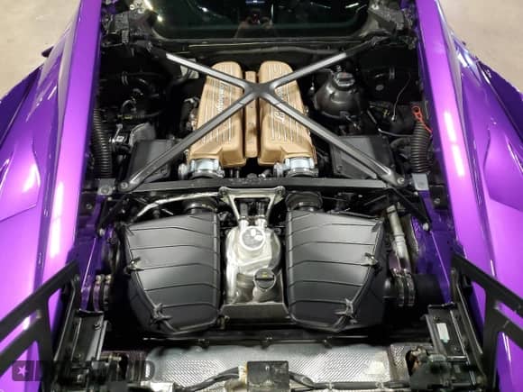 2023 Lamborghini Huracan with VIN ZHWUA6ZX7PLA21724, listed as a Copart auction lot 78715274 with 1,203 mi miles and Salvage title. Bid and sale history available at DreamBid. Image 10.