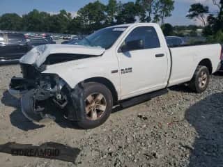 2016 Ram 1500 Tradesman with VIN 3C6JR6DTXGG213584, listed as a Copart auction lot 66000935 with Not provided miles and Salvage title. Bid and sale history available at DreamBid. Image 1.