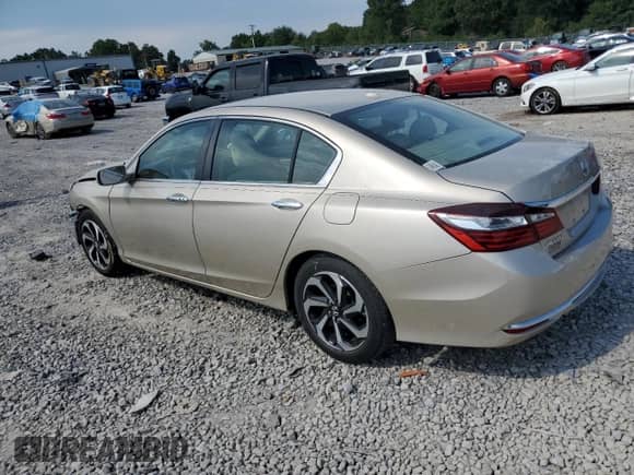 2017 Honda Accord EX-L with VIN 1HGCR2F97HA083485, listed as a Copart auction lot 68757485 with 66,356 mi miles and Salvage title. Bid and sale history available at DreamBid. Image 2.