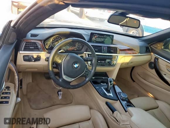 2016 BMW 4 Series 428i with VIN WBA3V7C54G5A27018, listed as a Copart auction lot 84462085 with 103,154 mi miles and Salvage title. Bid and sale history available at DreamBid. Image 8.