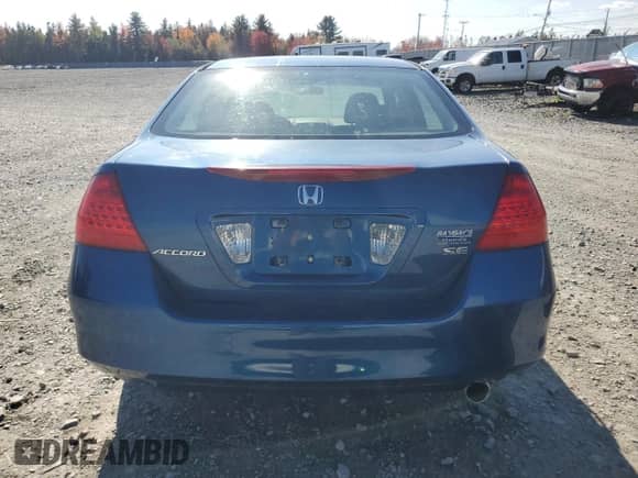 2007 Honda Accord EX with VIN 1HGCM56747A807341, listed as a Copart auction lot 82242615 with 356,754 mi miles and Clean title. Bid and sale history available at DreamBid. Image 6.