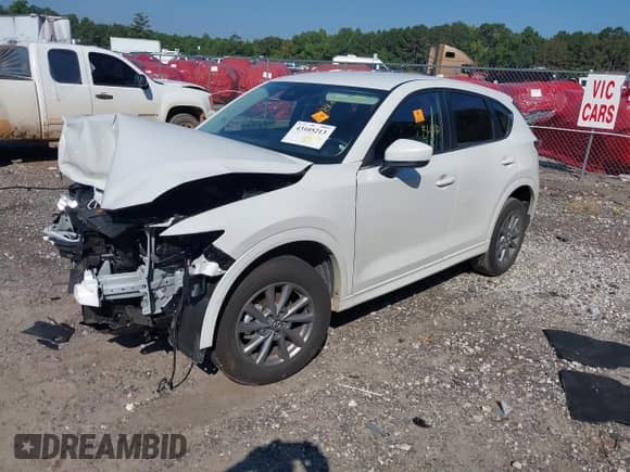 2025 Mazda CX-5 S Select с VIN JM3KFBBL5S0636109, выставлен на аукционе IAAI как лот 43105213 с пробегом 13 450 миль миль и . История ставок и продаж доступна на DreamBid. Изображение 2.